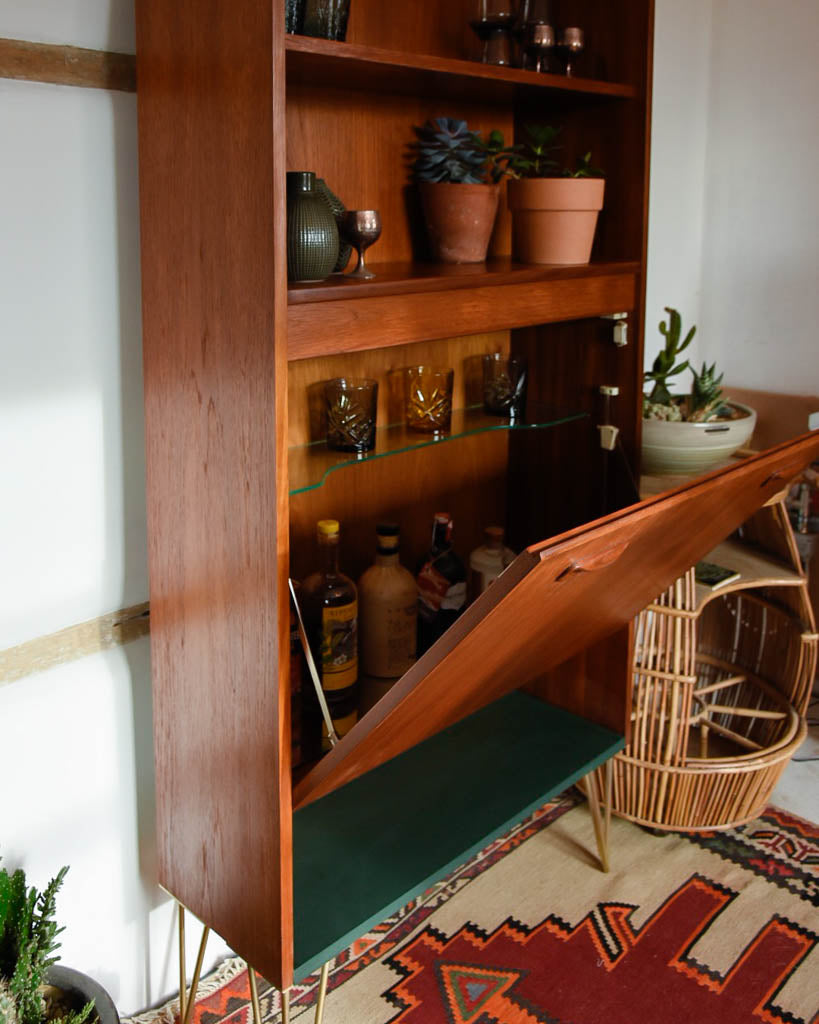 G Plan Victor Wilkins Teak Bookcase Room Divider