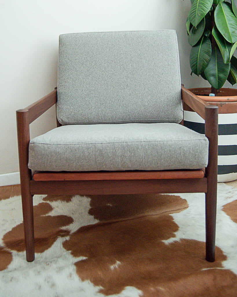 Mid-Century Teak Lounge Armchair