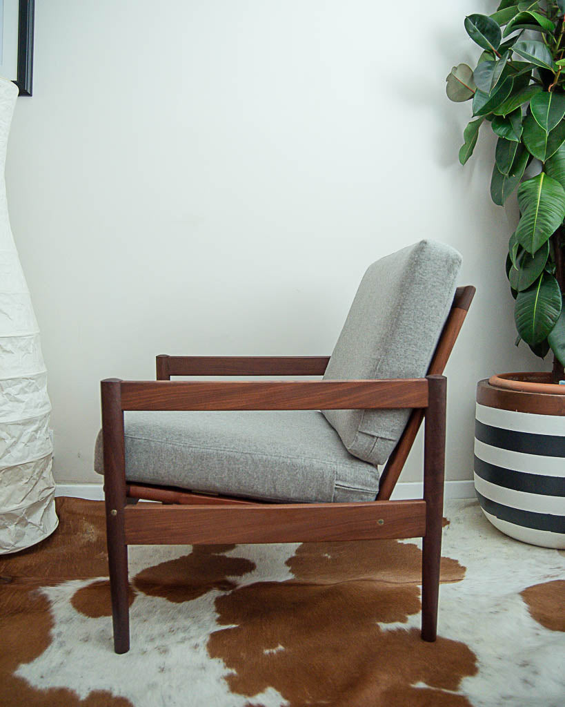 Mid-Century Teak Lounge Armchair