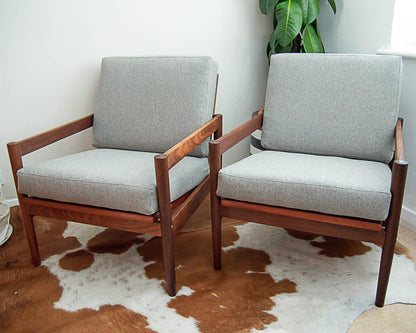 Mid-Century Teak Lounge Armchair