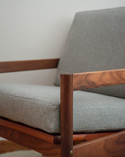 Mid-Century Teak Lounge Armchair