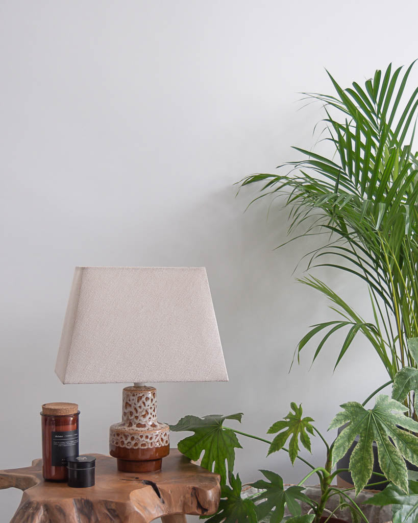 German Ceramic Table Lamp (Fat Lava)