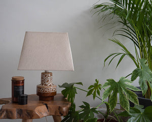 German Ceramic Table Lamp (Fat Lava)