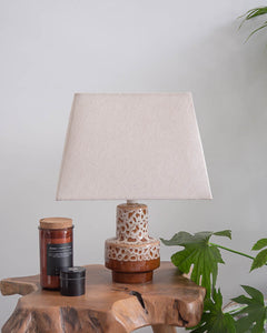 German Ceramic Table Lamp (Fat Lava)