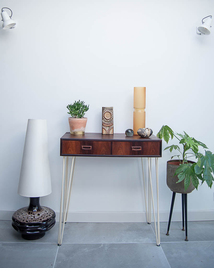 Mid Century Rosewood Console / Dressing Table