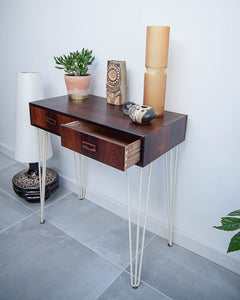 Mid Century Rosewood Console / Dressing Table