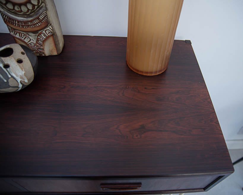 Mid Century Rosewood Console / Dressing Table