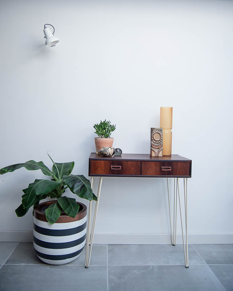 Mid Century Rosewood Console / Dressing Table