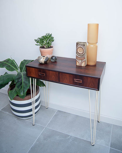 Mid Century Rosewood Console / Dressing Table