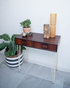 Mid Century Rosewood Console / Dressing Table