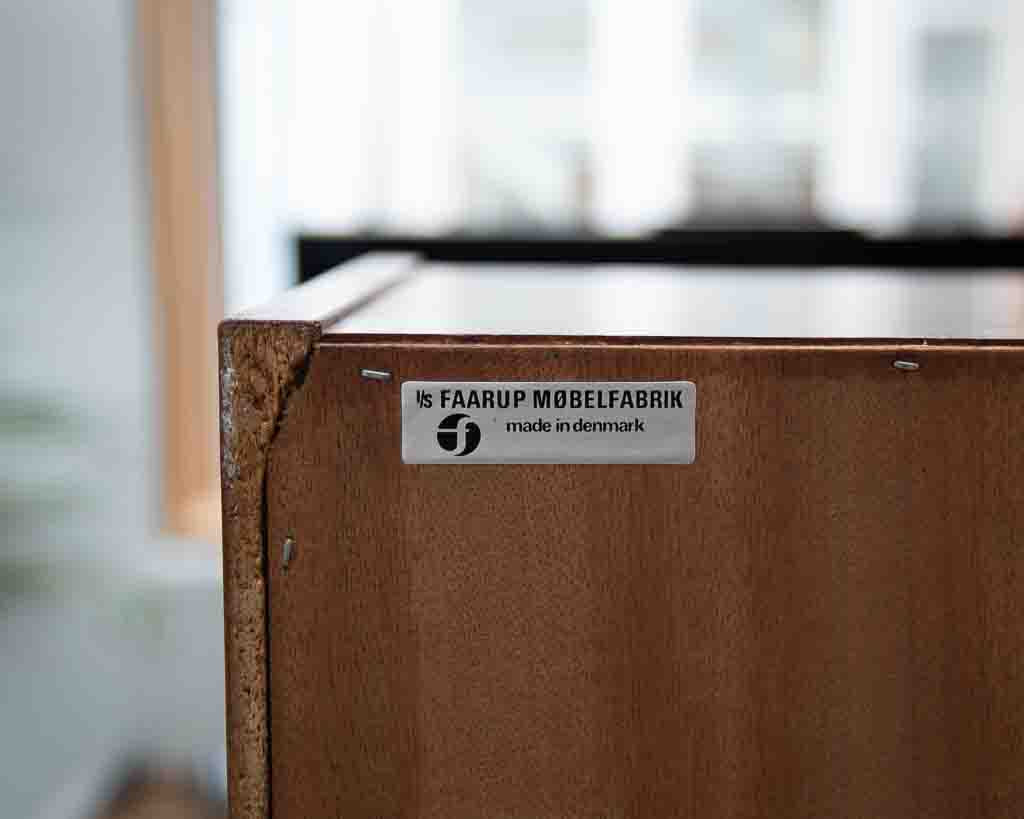 Mid Century Rosewood Cabinet (Glass doors)