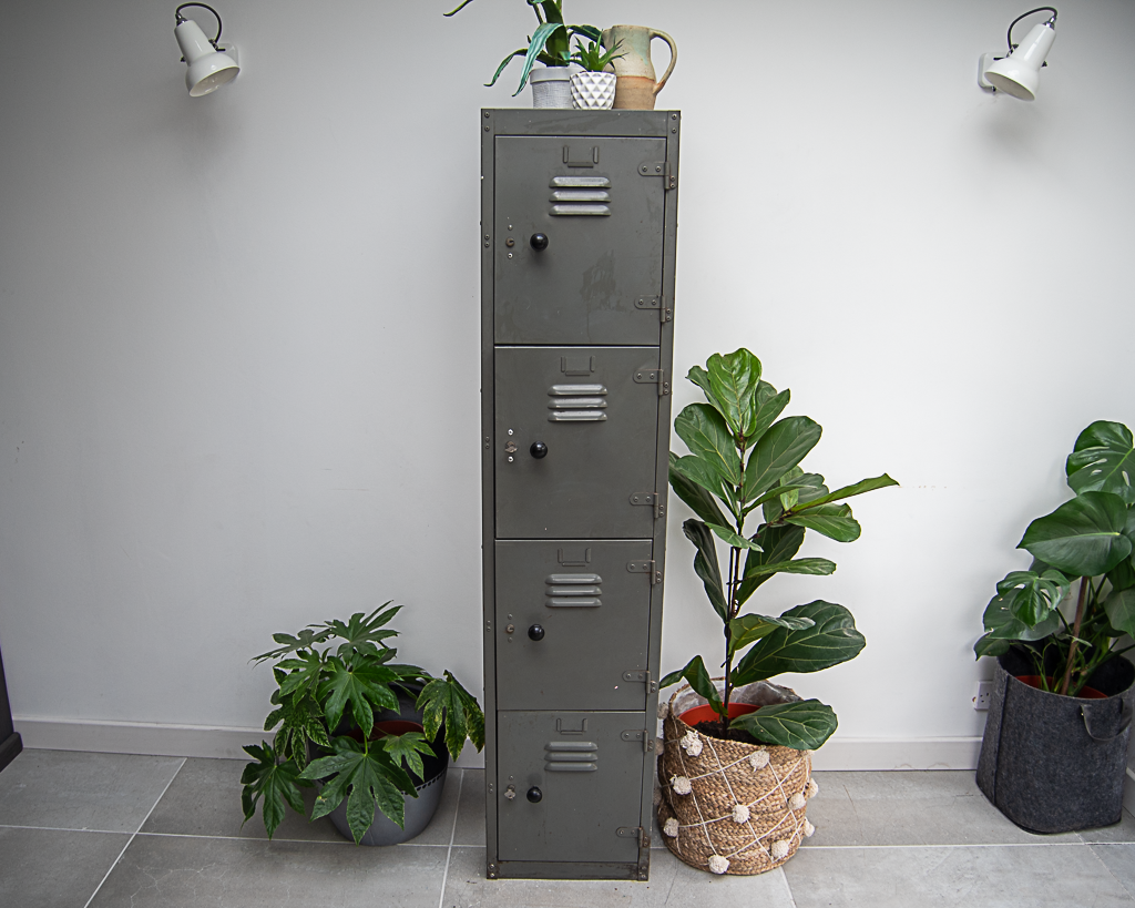 Industrial Vintage Metal Locker