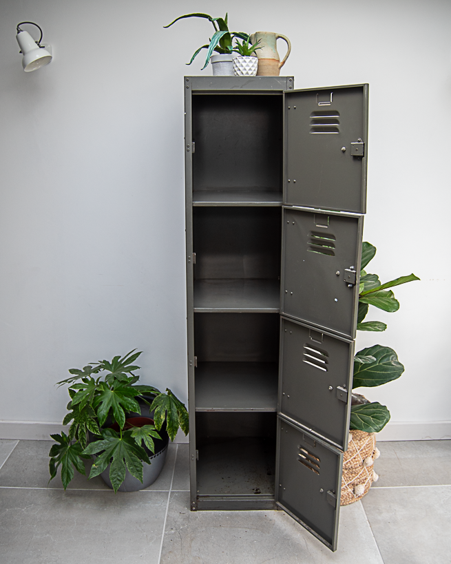 Industrial Vintage Metal Locker