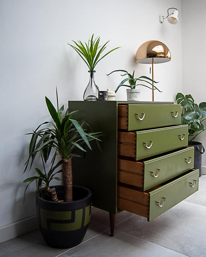 Mid Century Chest of Drawers (Wild Cactus)