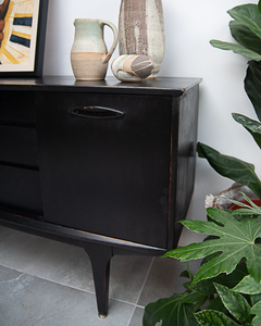 Mid Century Ebonised Sideboard