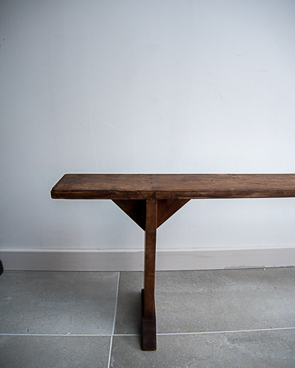 19th Century Elm Wood Benches 