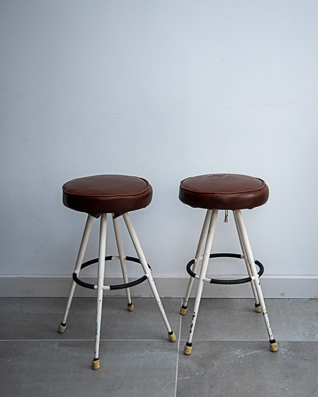 Vintage Retro Stools (Pair)
