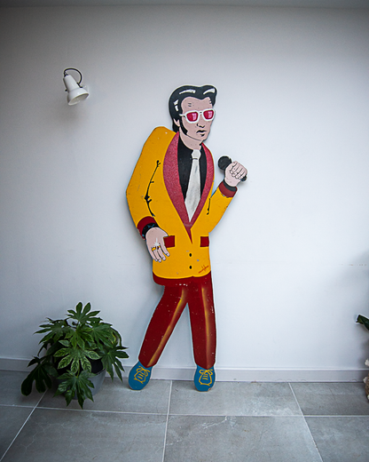 Decorative Vintage (Elvis) Wooden Signage