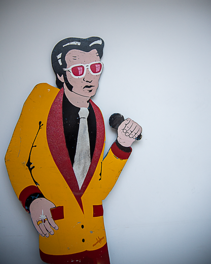 Decorative Vintage (Elvis) Wooden Signage