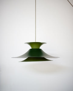 Danish Plug & Hang Pendant Light (Green)