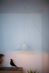 Danish Plug & Hang Pendant Light (Cream)