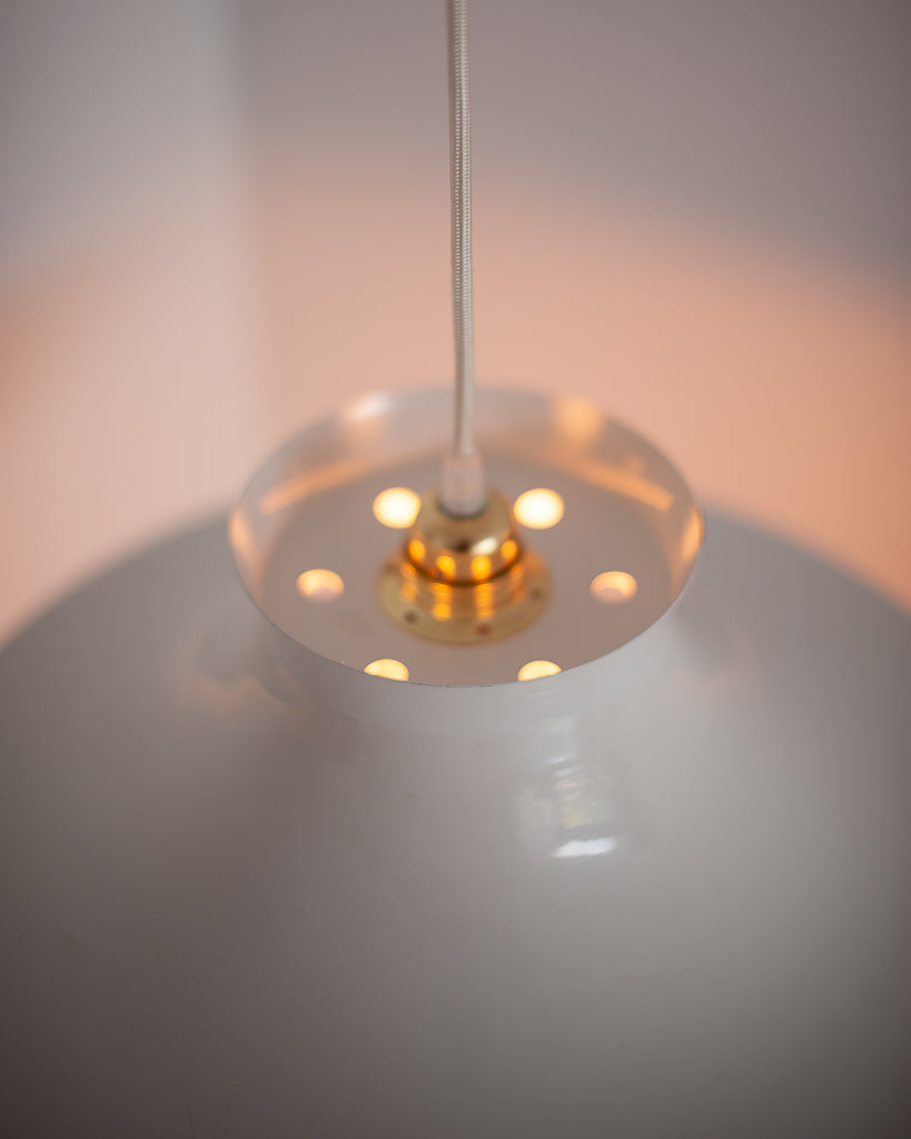 Danish Plug & Hang Pendant Light (Cream)