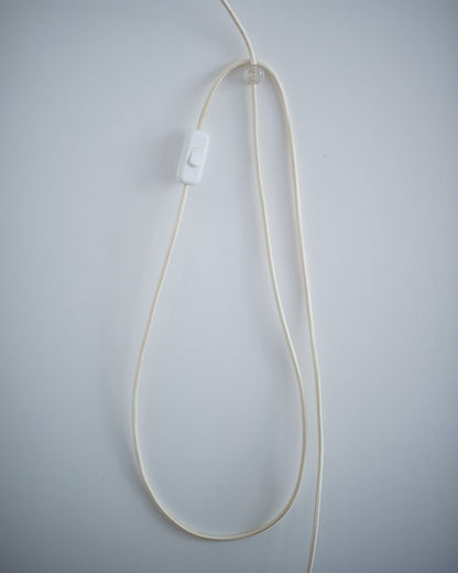 Danish Plug & Hang Pendant Light (Cream)