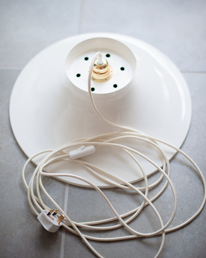 Danish Plug & Hang Pendant Light (Cream)