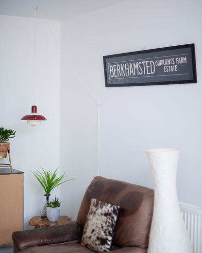 Framed Vintage Bus Blind (Berkhamsted)