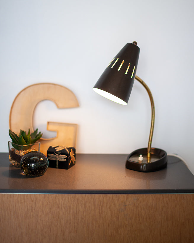 Mid Century Desk Lamp (Bronze)