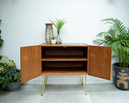 Mid Century Teak Sideboard Cocktail Cabinet