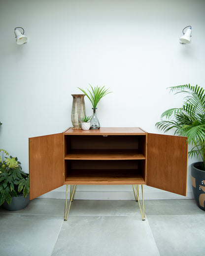 Mid Century Teak Sideboard Cocktail Cabinet