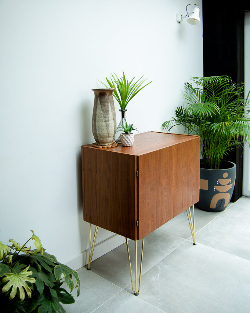Mid Century Teak Sideboard Cocktail Cabinet