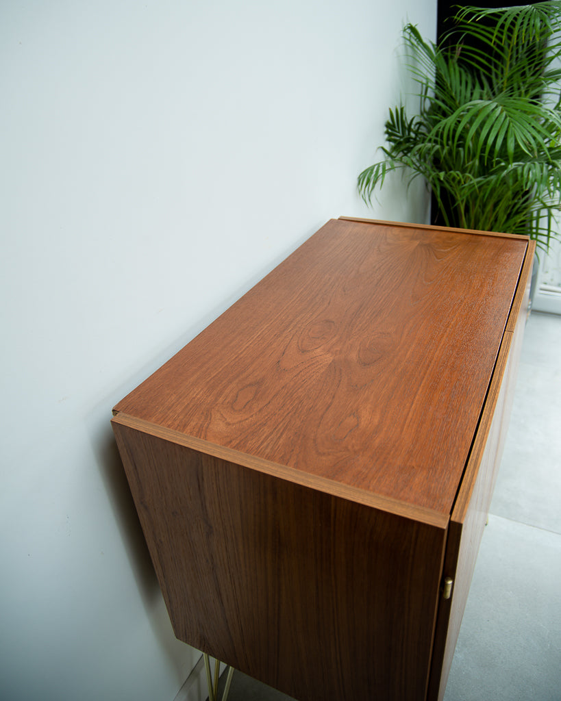 Mid Century Teak Sideboard Cocktail Cabinet