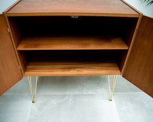 Mid Century Teak Sideboard Cocktail Cabinet