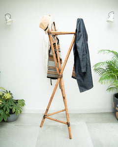 Vintage Bamboo Coat Stand