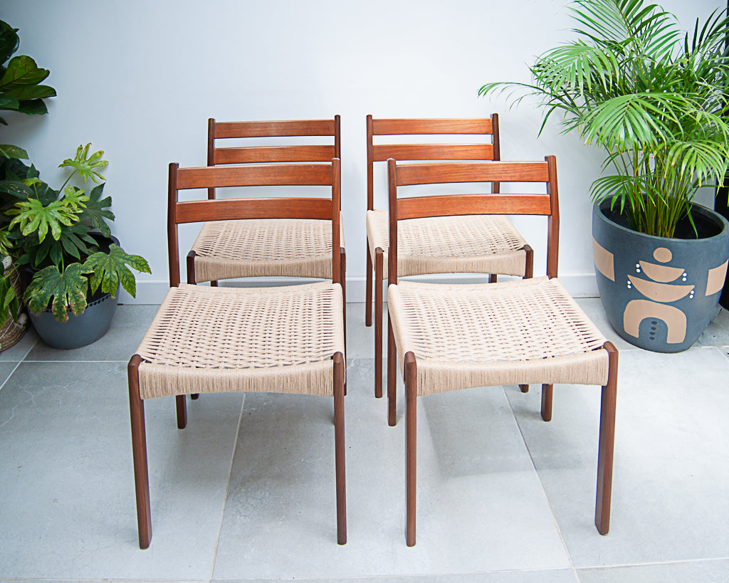 Mid Century Danish Dining Chairs (Set of 6)