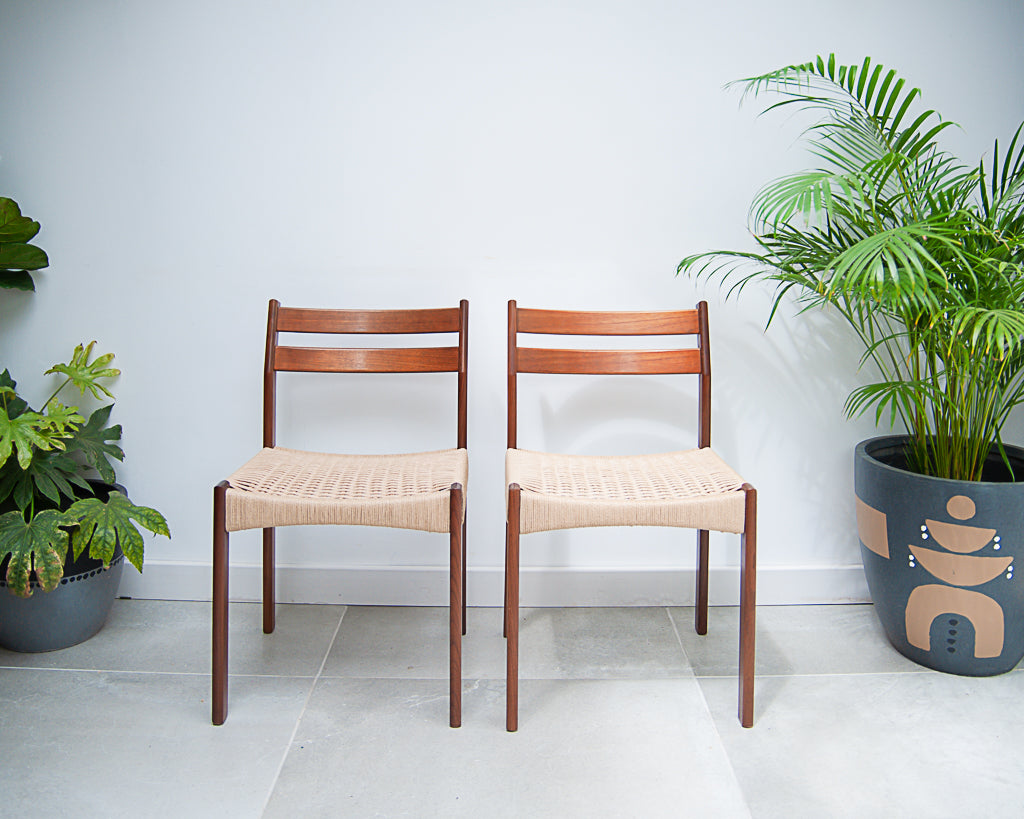 Mid Century Danish Dining Chairs (Set of 6)