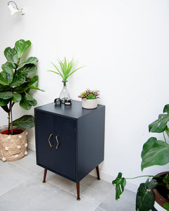 Mid Century Small LP Record / Cocktail Cabinet