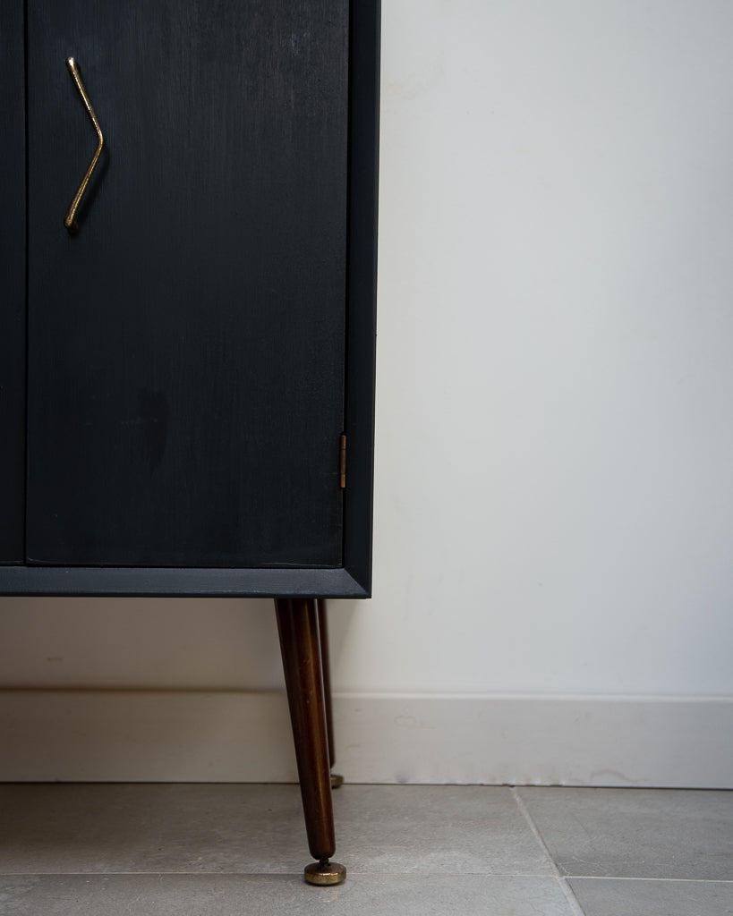 Mid Century Small LP Record / Cocktail Cabinet