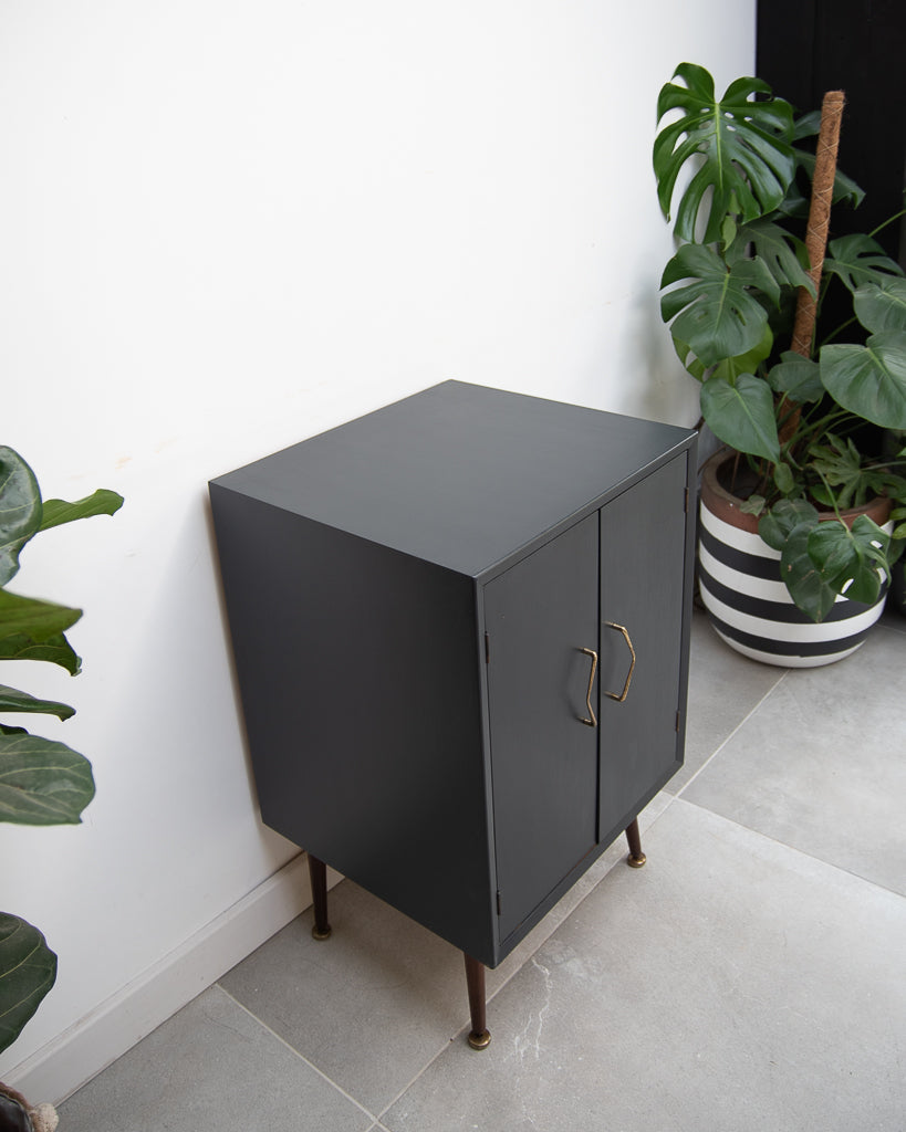 Mid Century Small LP Record / Cocktail Cabinet