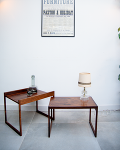Mid Century Rosewood Nesting Tables