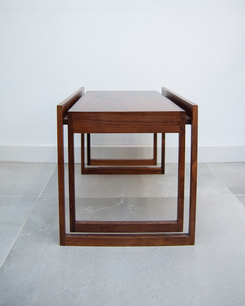 Mid Century Rosewood Nesting Tables