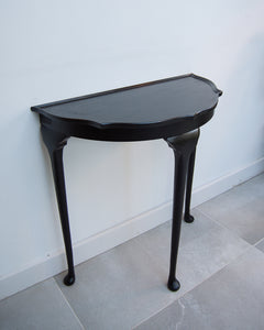 Vintage Ebonised Console Hall Table