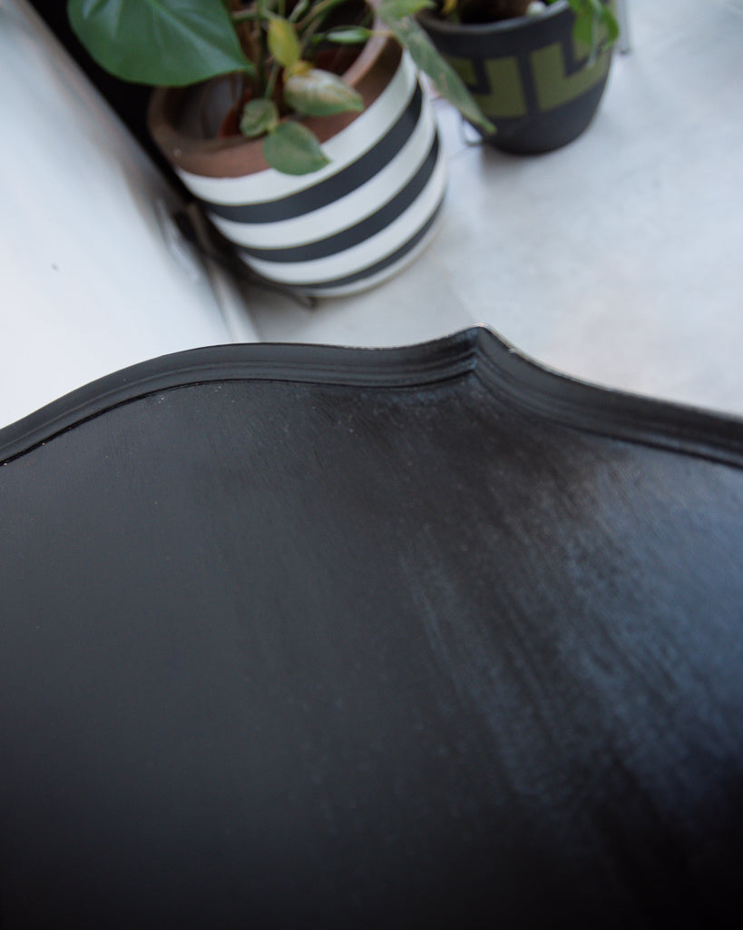 Vintage Ebonised Console Hall Table