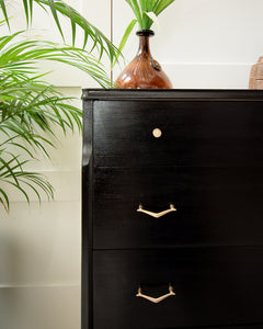 Mid Century Ebonised Chest of Drawers