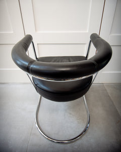 Modernist Bauhaus Chrome Chair (PEL Style)