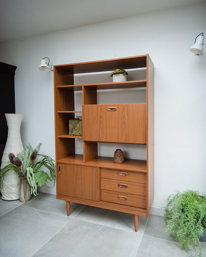 Mid Century Cocktail Cabinet / Room Divider