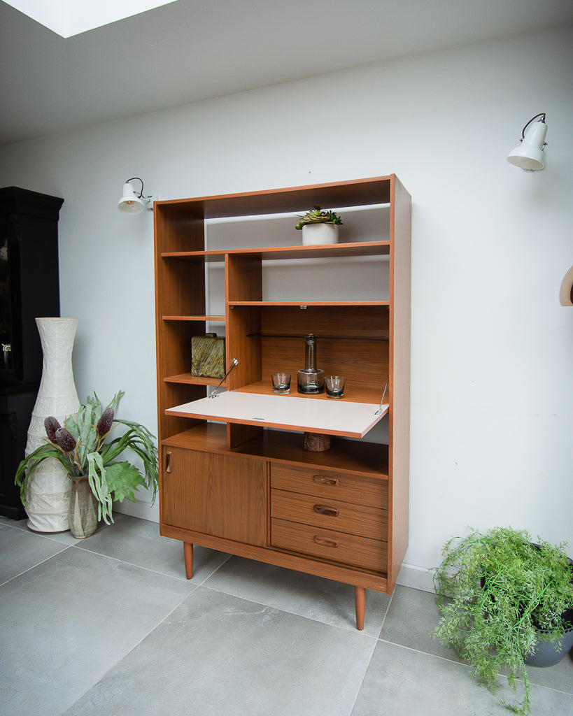 Mid Century Cocktail Cabinet / Room Divider