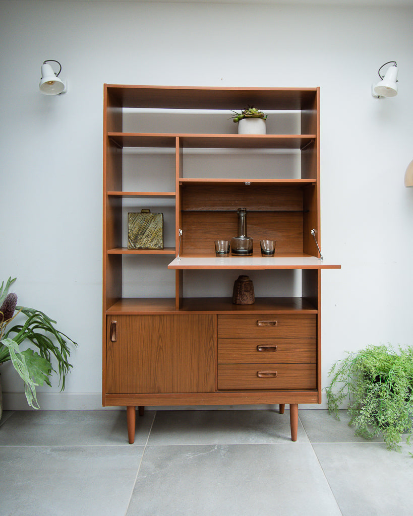Mid Century Cocktail Cabinet / Room Divider